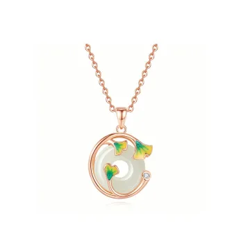Strange Chalcedony Jade Necklaces Women's