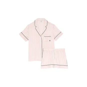 Victoria's Secret THE MIX Pajama Set Women's Pink Stripes