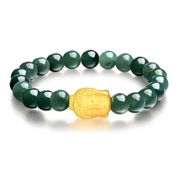KING TAI SANG Glutinous Jade Bracelets Unisex