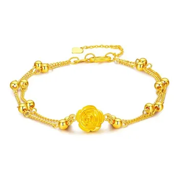 KING TAI SANG Gold Bracelet Women's