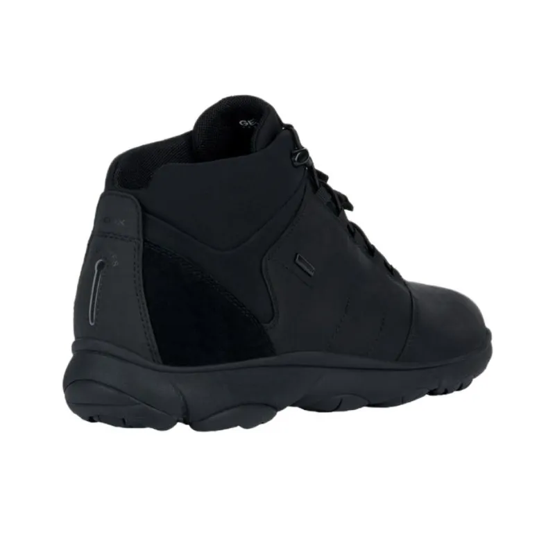 GEOX Nebula 4x4 Ab Anti-Slip Wear-Resistant Mid-Top Casual Shoes Men's Black-3
