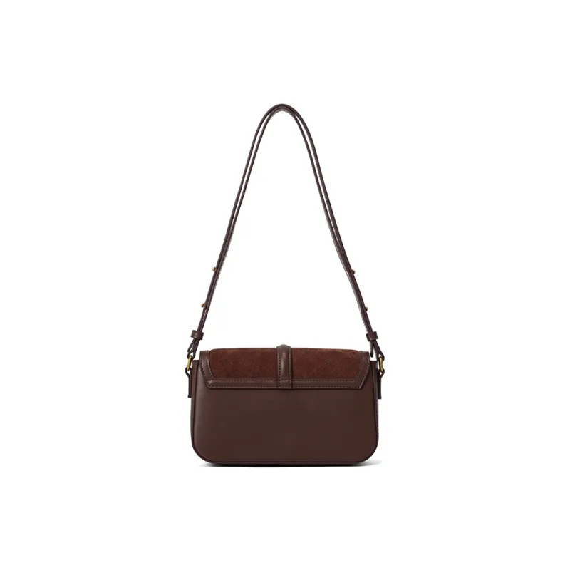 JACD PU One Shoulder Crossbody Bag Regular Women's Dark Coffee-2