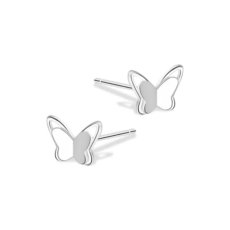 KUMET Sterling Silver Stud Earrings Women's Couple Birthday Anniversary Gift-9
