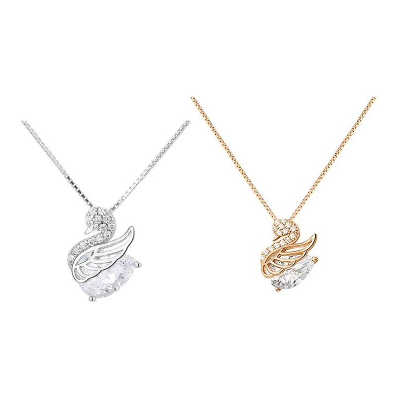 GIRATI S925 Silver Necklaces Women's-4