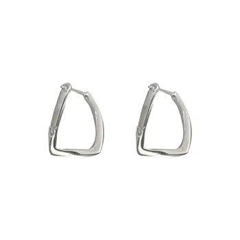 BLESSED BULLET S925 Sterling Silver Needle Earrings Women's