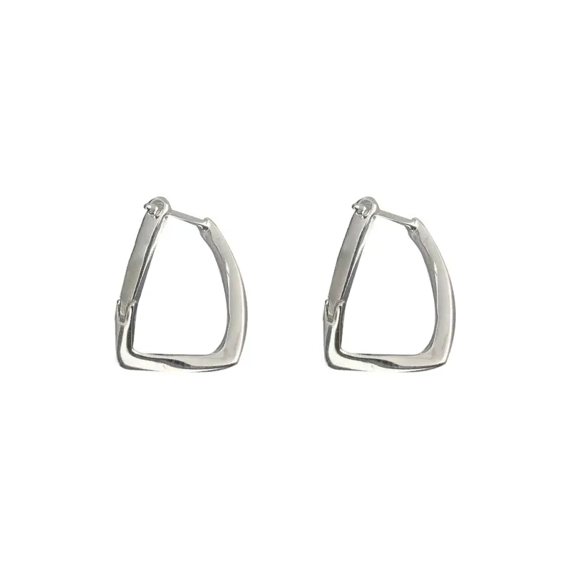 BLESSED BULLET S925 Sterling Silver Needle Earrings Women's-0