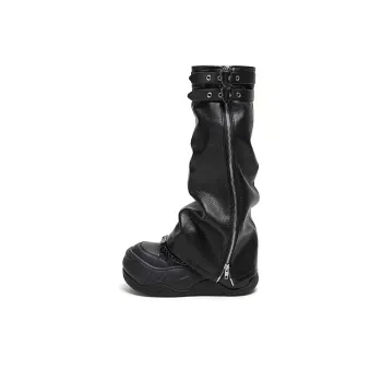 FY SPR Wifi Anti Slip And Wear Resistant Height Increasing Low Top Casual Shoes Women's Black