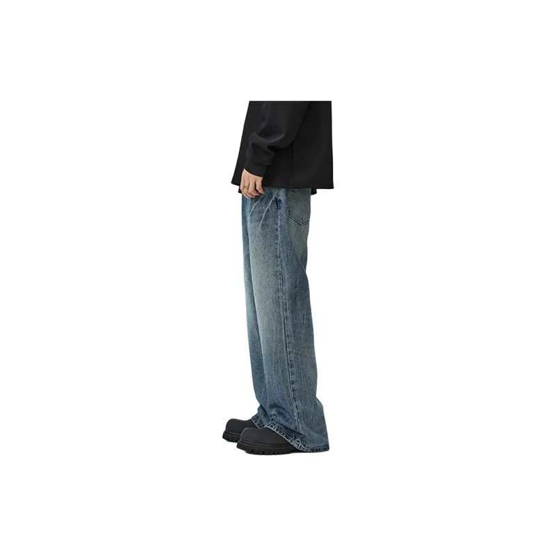 RENBEN Jeans Unisex Vintage Blue-1