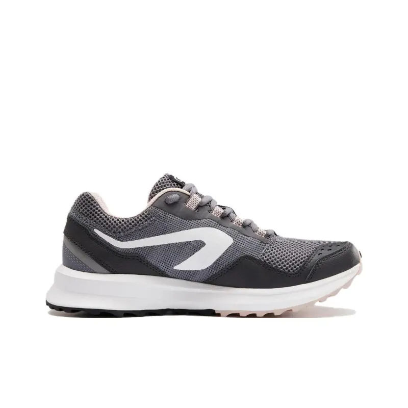 DECATHLON Cushioning Anti Slip Wear Resistant Breathability Low Top Running Shoes Women's Gray-1