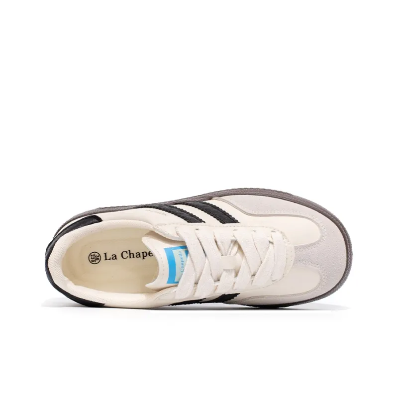 La Chapelle Anti Slip Wear Resistant Low Top Skateboard Shoes Women's-31