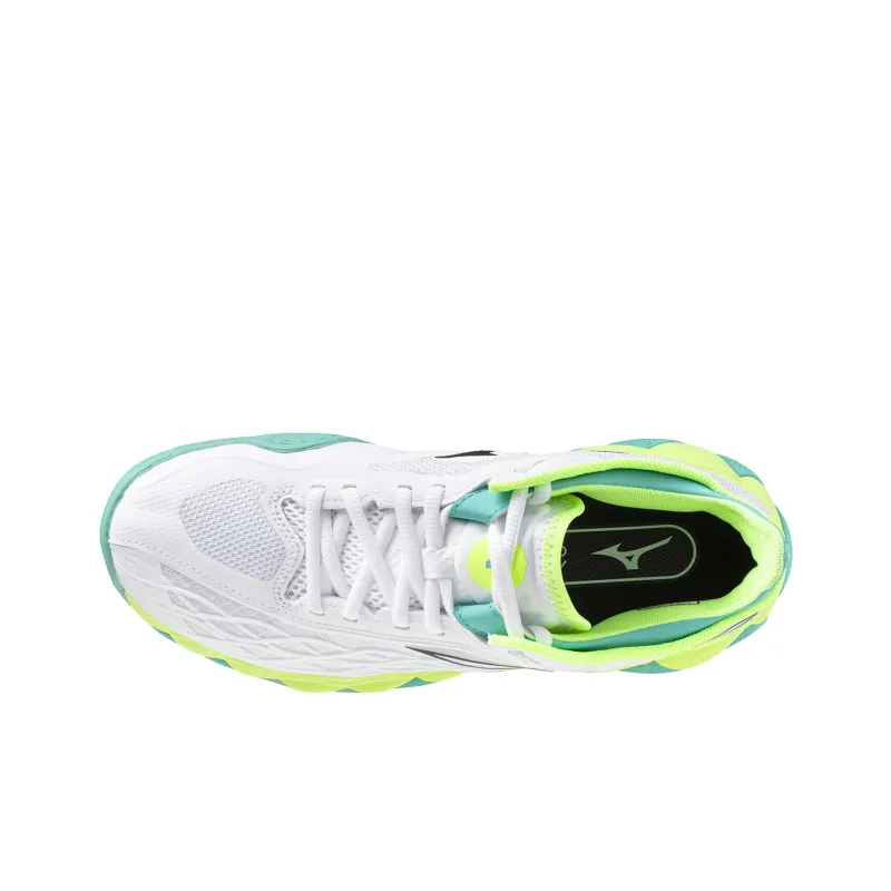 Mizuno Wave Enforce Tour Cushioning, Wear Resistant Low Top Tennis Shoes Unisex White-2