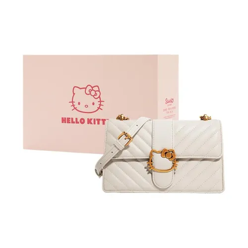 Sanrio Hello Kitty PU Crossbody Bag Shoulder Bag Regular Women's Black/White