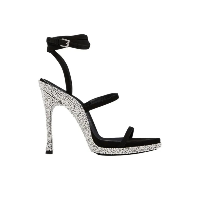 TOM FORD Opanka Strap Sandals Women's Black-1