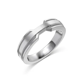 KAILEIFU S925 Silver Rings Unisex Silver