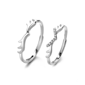 KLFOOK 999 Fine Silver Rings Unisex