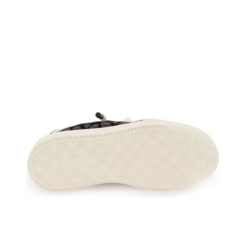 Valentino One Stud Low Top Stylish Skateboarding Shoes Men's Umber White-6