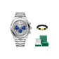 Steel Band Blue Dial