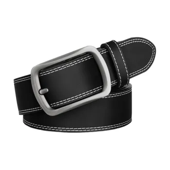 Warrior Bovine Split Transfer Leather Leather Belts Unisex 3.8CM