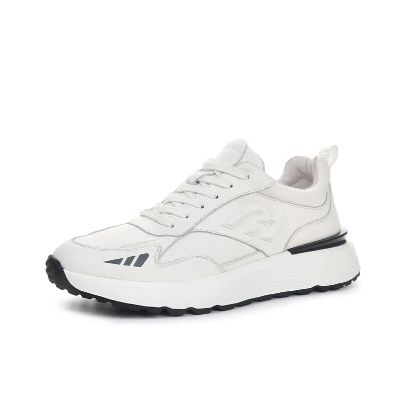 Devanro Height Increasing Wear-Resistant Breathable Slip-Resistant Low-Top Chunky Sneakers Men's-0