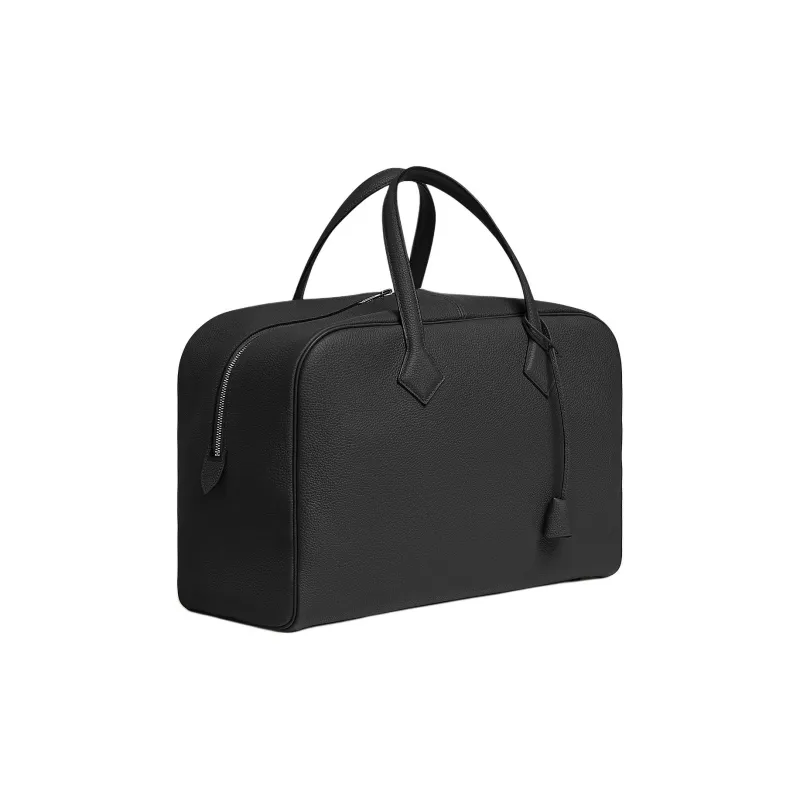 HERMES Victoria II Fourre-tout Togo Calfskin Handbag Women's 89 Noir Black-1