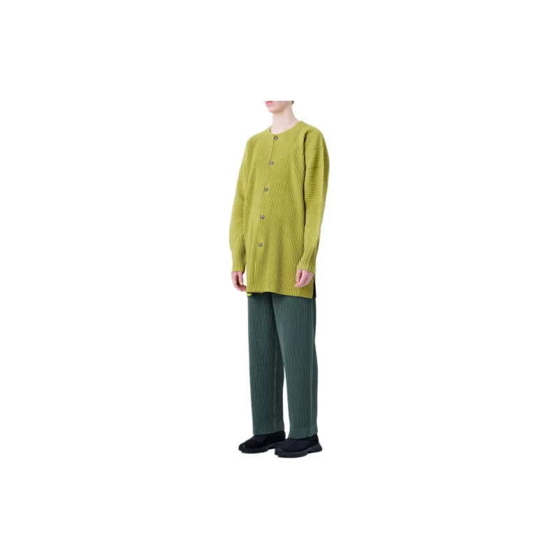 Homme Plissé Issey Miyake FW24 Knitwear Men's Yellow-3