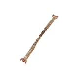 Rose Gold/Train Link Double Row Diamond Chain
