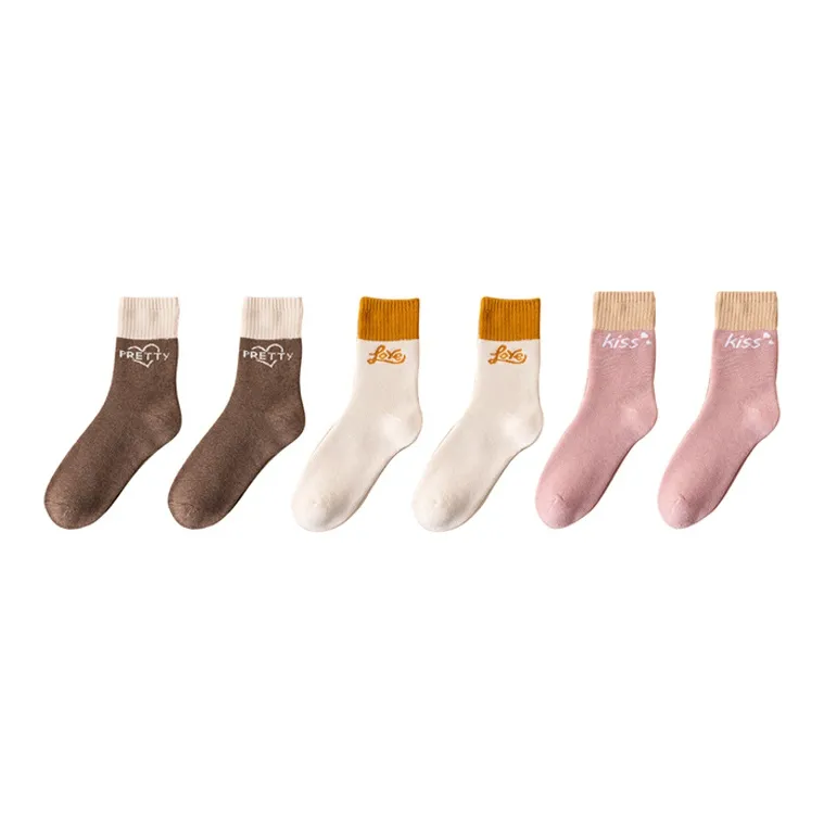 Cotton Gene Mid Calf Socks Women's Combo Set-38