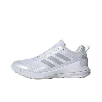 Adidas Novaflight 2 Indoor Cloud White Silver Metallic Women's