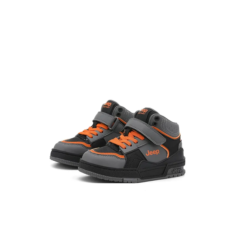 Jeep Anti Slip And Wear Resistant Breathable High Top Kids' Skateboarding Shoes Kids'-20