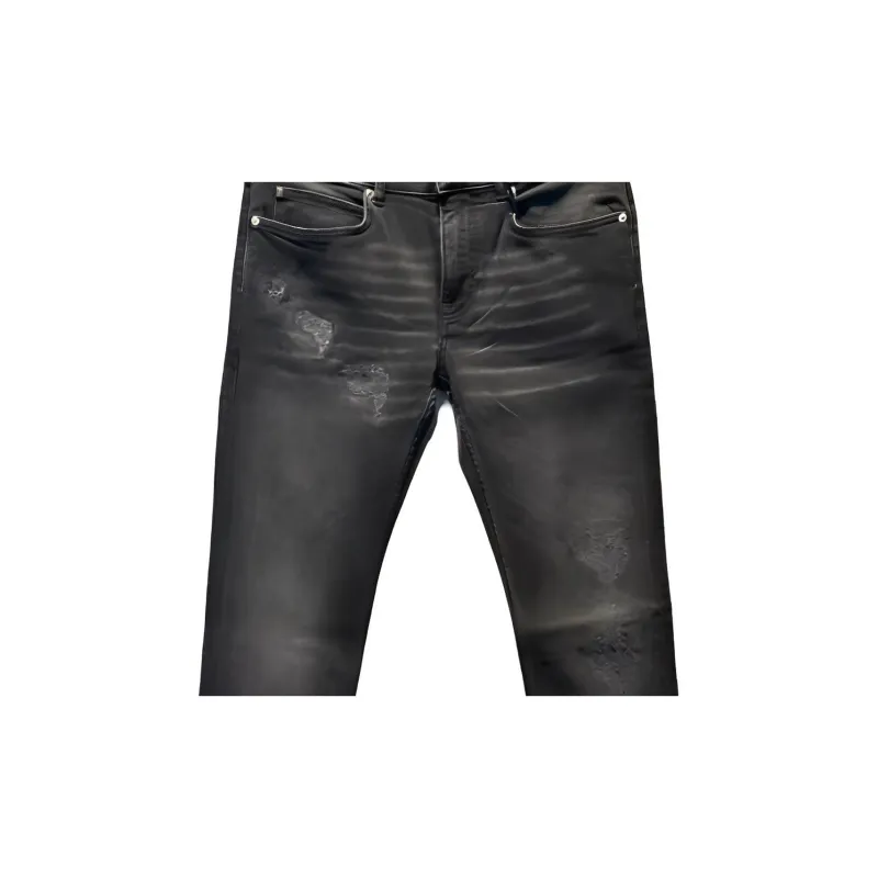 VERSACE Stretch Embroidered Logo Jeans-4