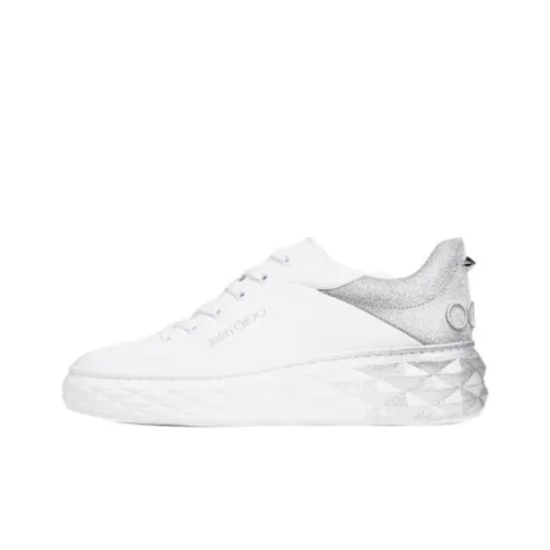 Jimmy Choo DIAMOND MAXI/M II Low-Top Skateboard Shoes Women's White
