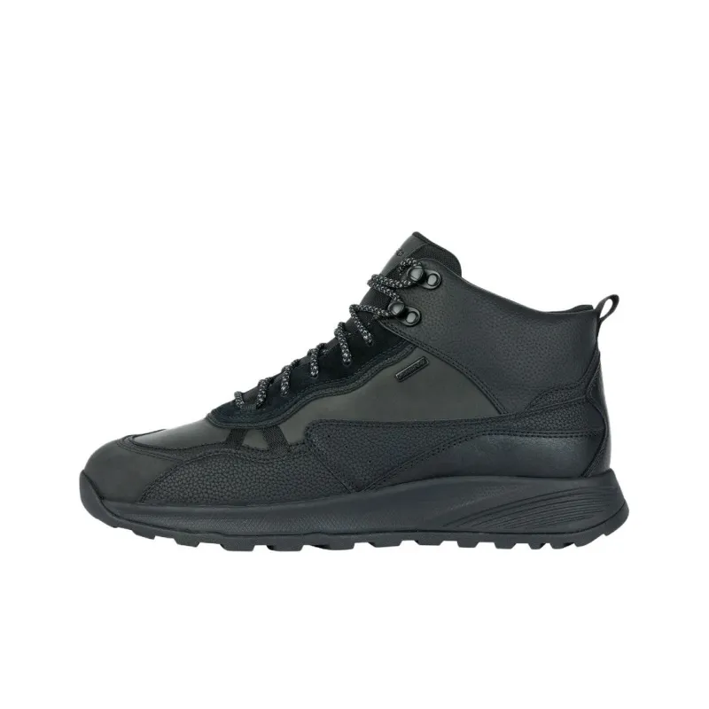 GEOX Terrestre Ab Anti-Slip Wear-Resistant Mid-Top Casual Shoes Men's Black-0