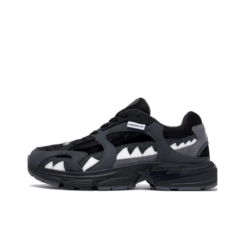 A BATHING APE SHARK STA Slip Resistant Low Top Casual Shoes Women's