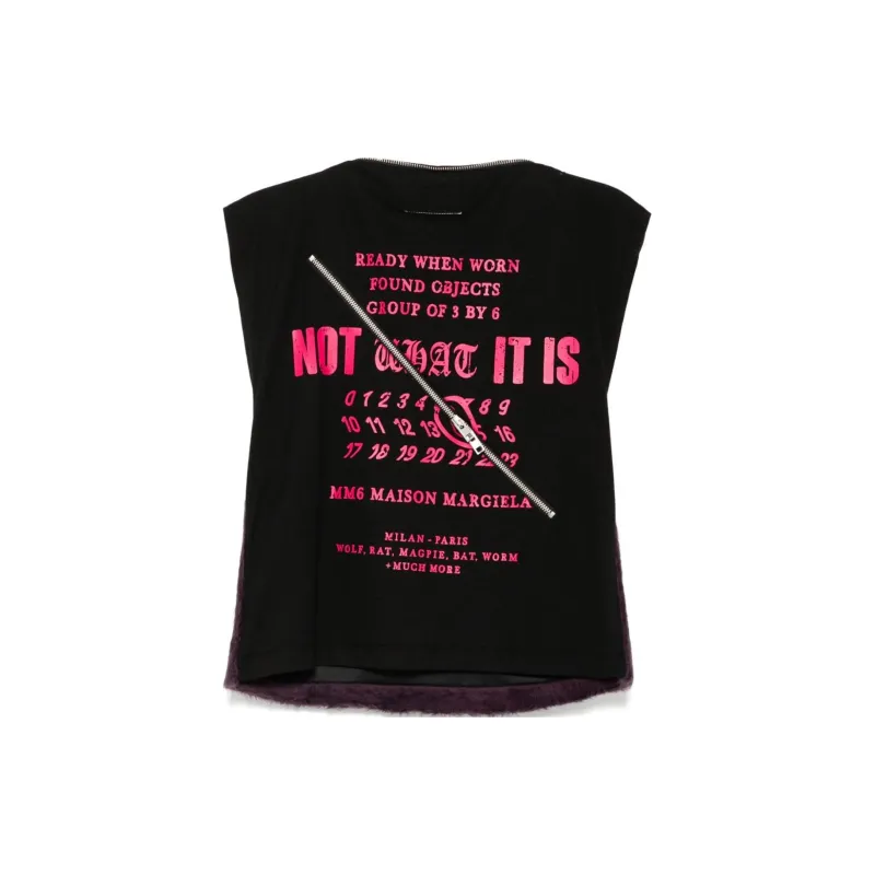 MM6 Maison Margiela Zipper Detailing Vest-1