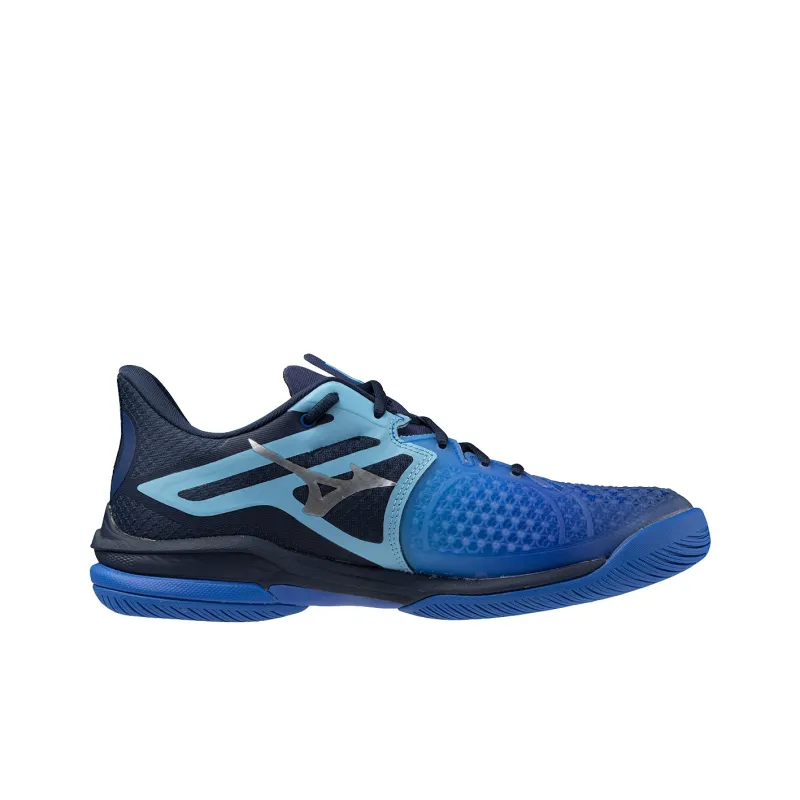 Mizuno Wave Exceed Tour 6 Cushioning Low Top Tennis Shoes Unisex Blue-1