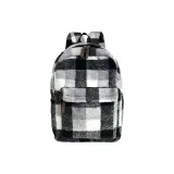 Black White Plaid Multicolor