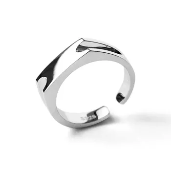 SHAN YE WANG S925 Silver Rings Men's