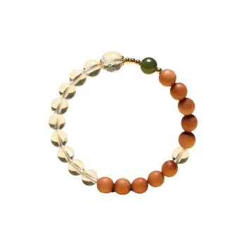 XUANJINGLONGHUSHAN Laoshan Sandalwood Bracelets Unisex