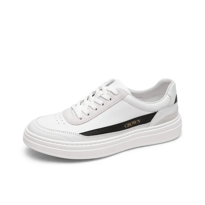 CROWN Slip-Resistant Low-Top Skateboard Shoes Unisex-1