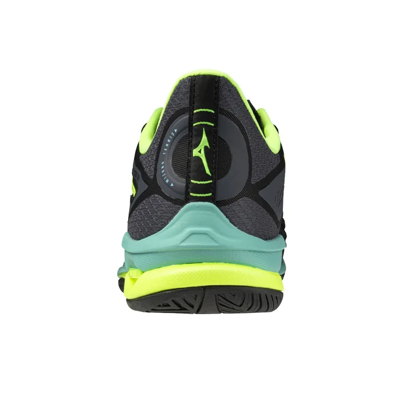 Mizuno Wave Exceed Tour 6 Cushioning Slip Resistant Low Top Tennis Shoes Men's Neon Green-3