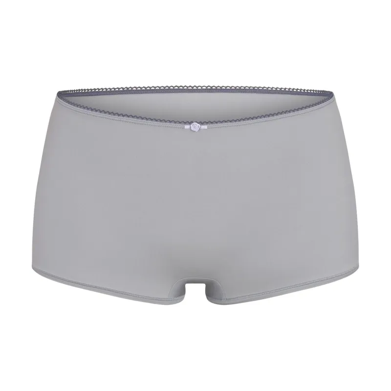 SKIMS FW24 FITS EVERYBODY PICOT TRIM BOY SHORT Boxer Shorts Women's PACIFIC/Pacific Blue-0