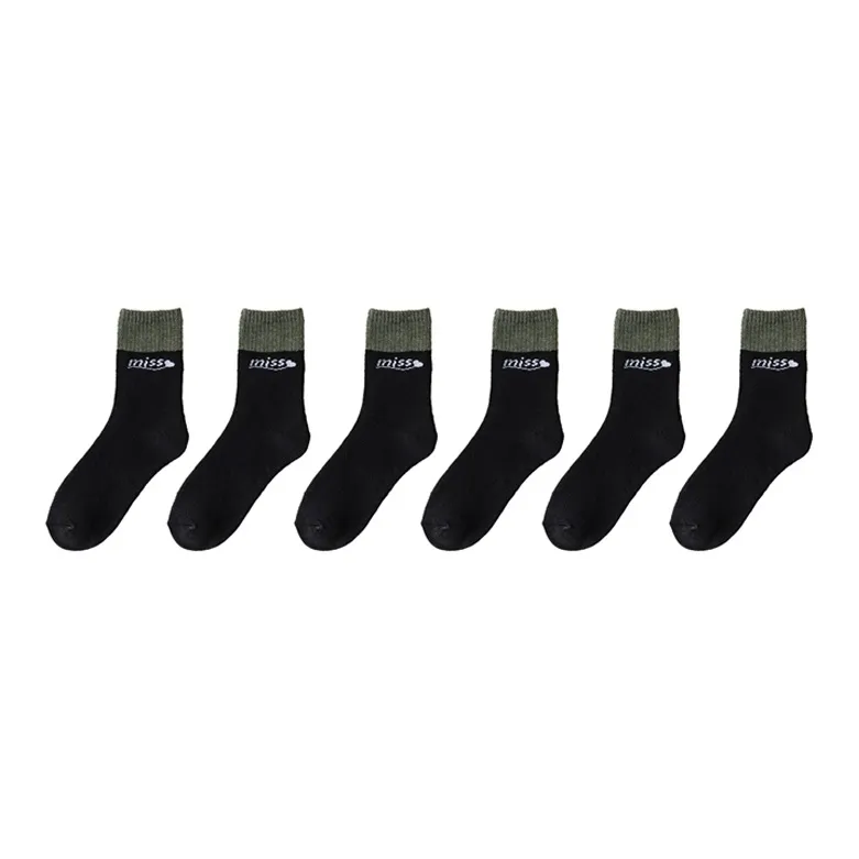 Cotton Gene Mid Calf Socks Women's Combo Set-35