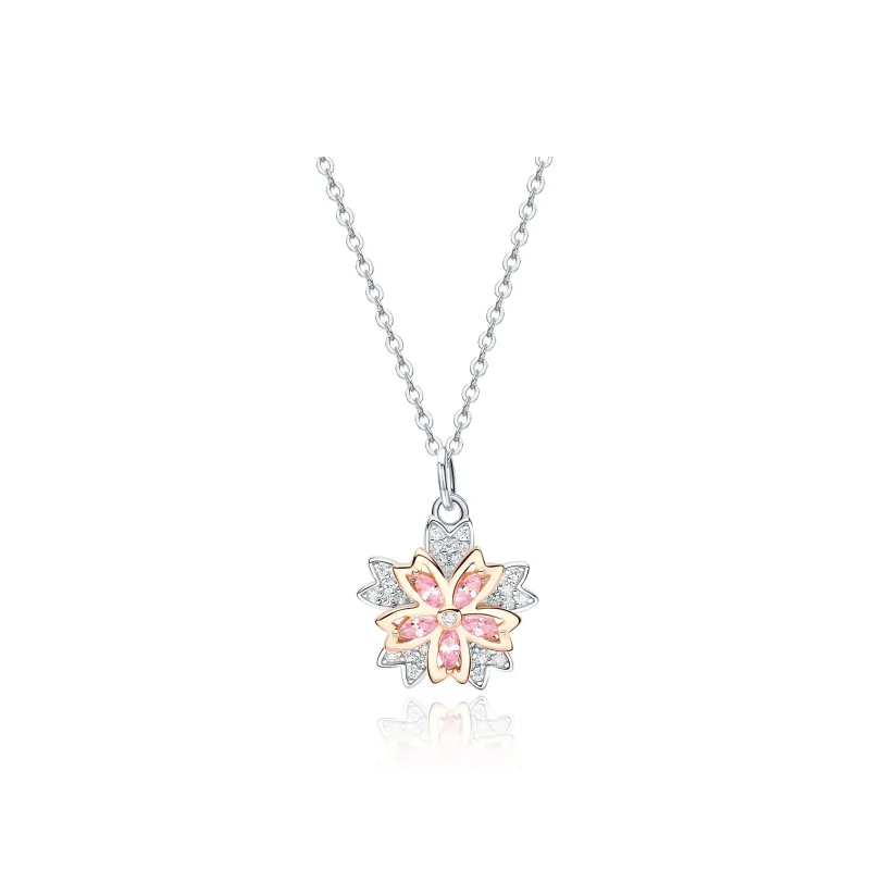 2801 S925 Silver Necklaces Women's-0