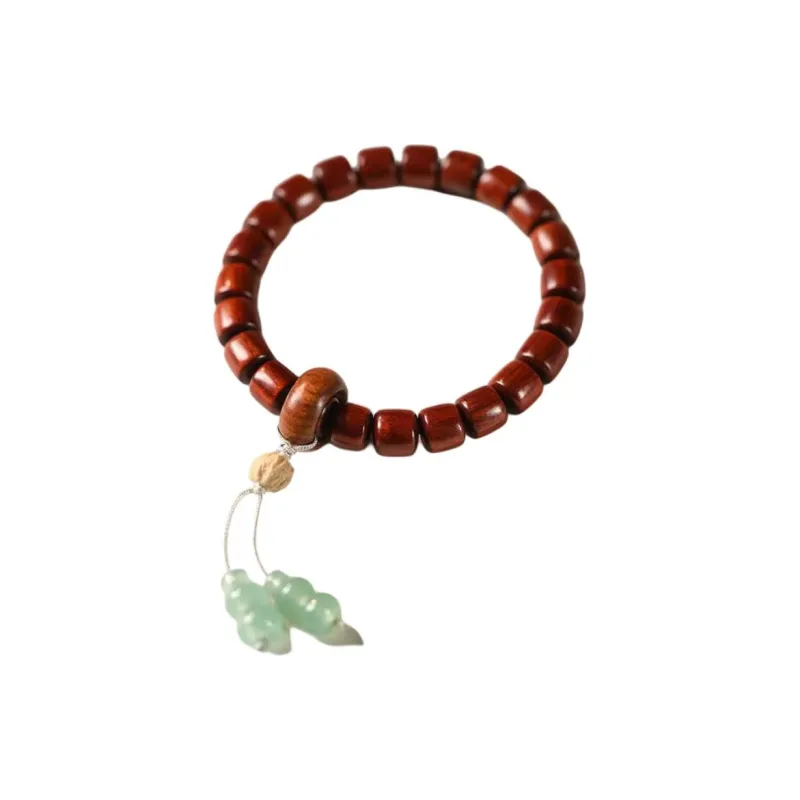 Is Here Pterocarpus Bracelets Unisex-0