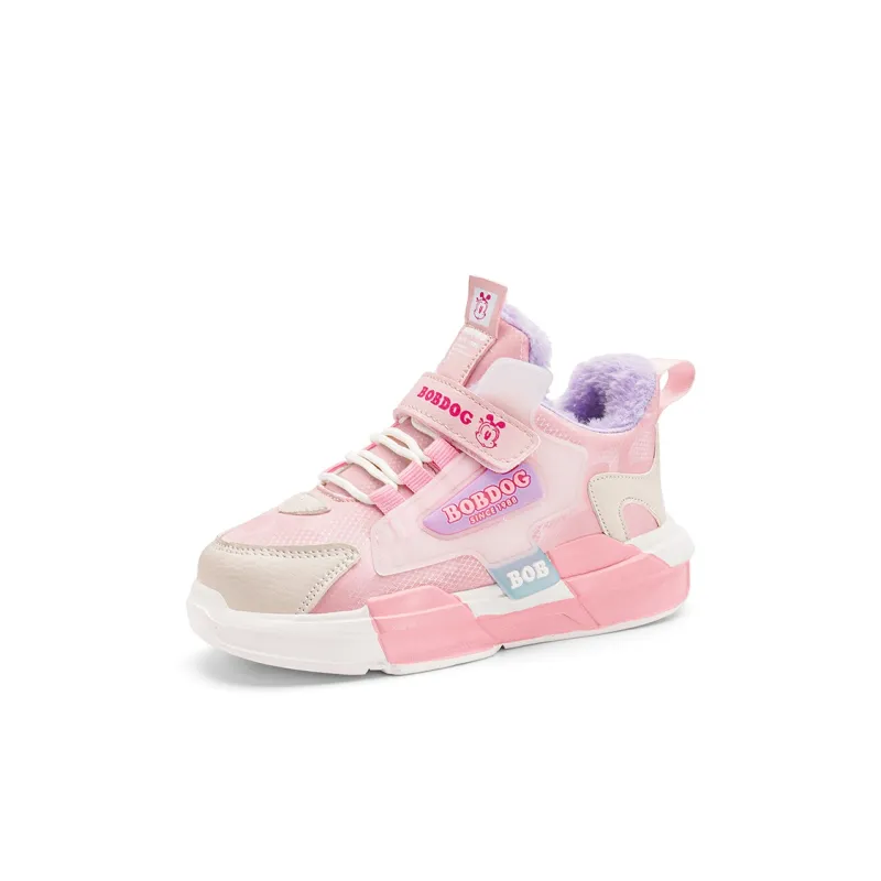 BOBDOG Anti Slip And Wear Resistant Rebound Water Resistant Warm Low Top Kids Lifestyle Shoes Kids'-8