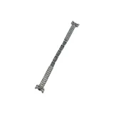Silver/Train Link Double Row Diamond Chain