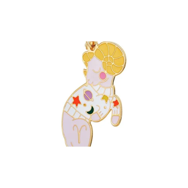 LES NEREIDES Brass Clip On Earrings Women's White-2