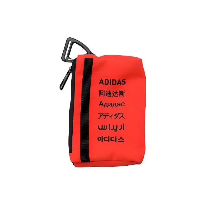 Adidas Polyester Clutches Handbags Small Size Unisex Red-4