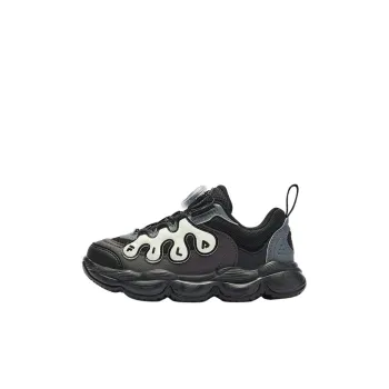 FILA KIDS BOA Anti Slip Wear Resistant Low Top Children's Basketball Shoes Black Purple Children Aged 3 7 Years Old