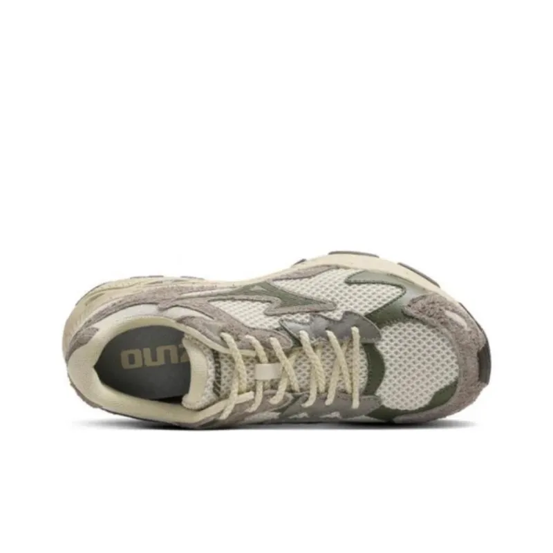 Mizuno Racer S Running Shoes Unisex Low Top Gray-2
